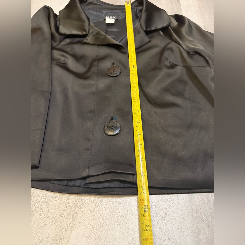 MSK Black Women's Blazer - Picture 6 of 10